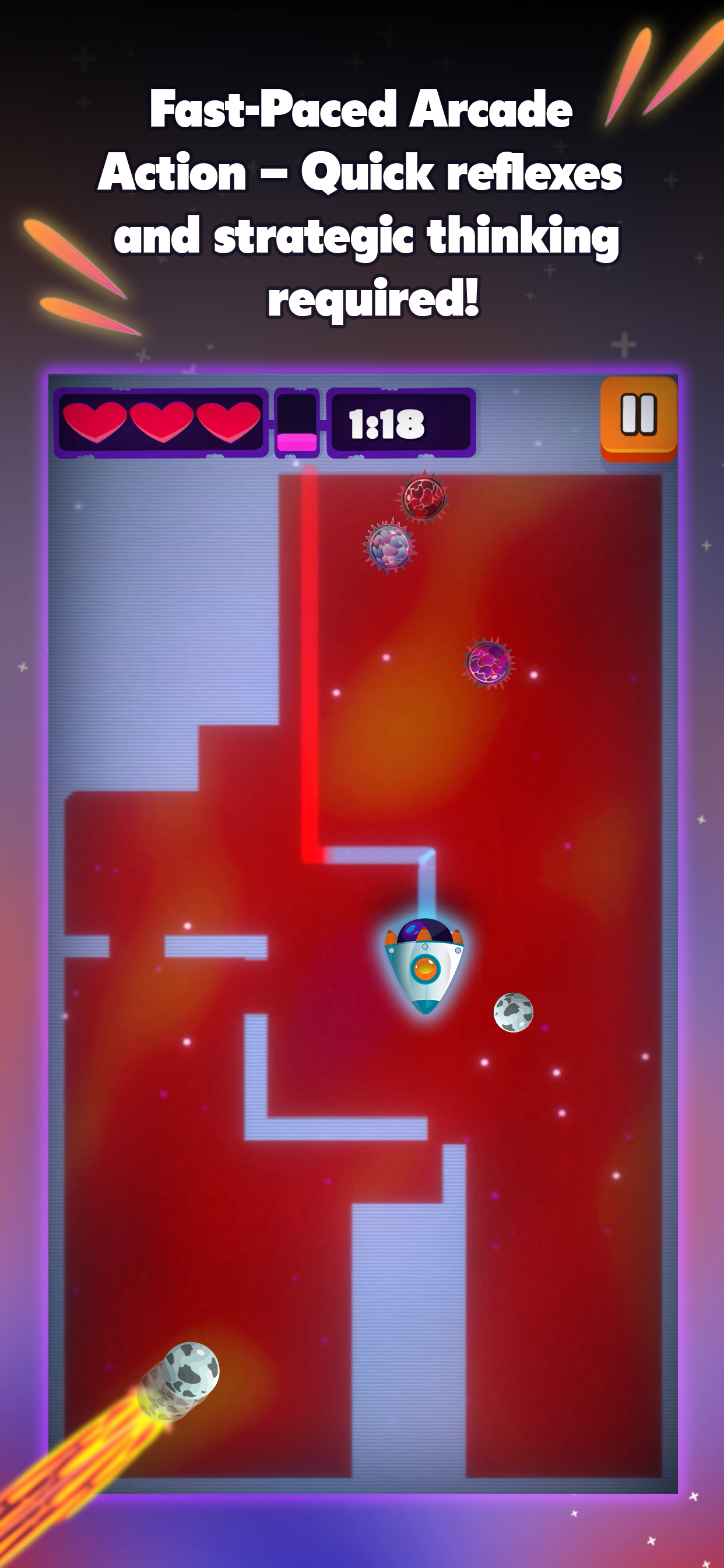 Cosmic Trap — Fast-paced arcade gameplay